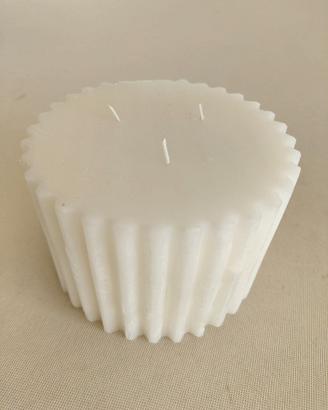 Candela Rigata 10x15 cm Bianca | Edg - Nuova