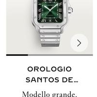 Cartier santos XL VERDE