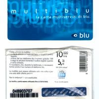 Carta servizi Blu Mobile