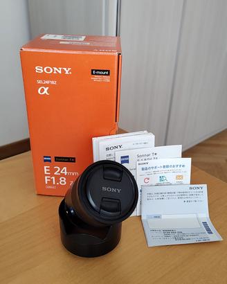 Sony Carl Zeiss Sonnar T* E 24mm f/1.8 ZA