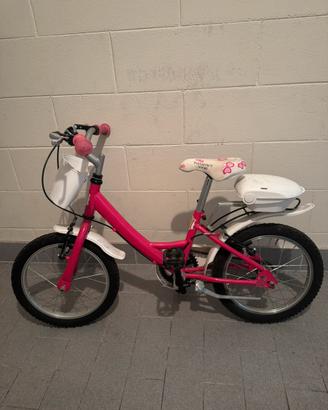 BICICLETTA PER BAMBINA BUTTERFLY 16” Pollici