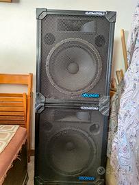 Casse amplificate Discovery con relativi supporti