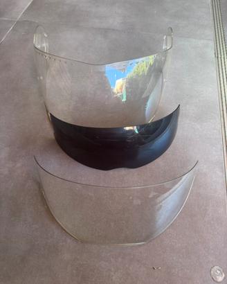 Set 3 visiere originali per Schuberth C3