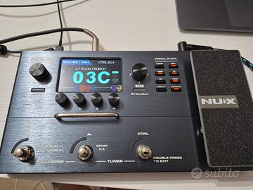 pedaliera multieffetto chitarra nux mg30 