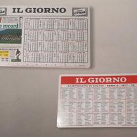 Calendario tascabile Il Giorno Juve 1977 1978