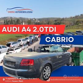 🚙Audi a4 cabrio 2.0tdi ricambi usati