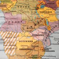 Carte geografiche plastificate da vecchia scuola