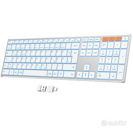 Tastiera Wireless OMOTON Bluetooth 2.4G QWERTZ