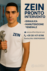 "Idraulico disponibile 24/7 - Pronto Intervent