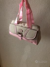 Borsa rosa e marroncina della superga