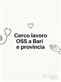 Operatrice Socio Sanitaria (OSS) Bari e provincia