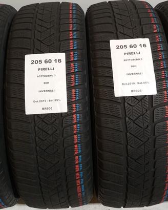 4 GOMME 205 60 16 PIRELLI BR905