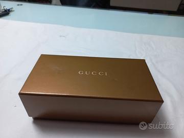 Gucci custodia rigida portaocchiali con controscat