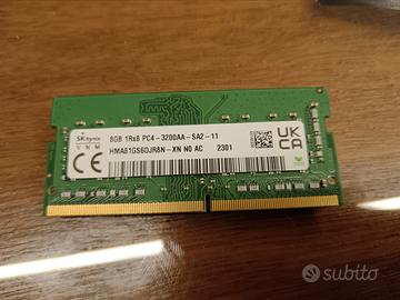 RAM Laptop 8GB SODIMM DDR4 3200MHz
