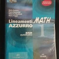 9788853818799 Lineamenti.Math Azzurro 1