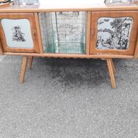 Vintage due mobili sala e un angolare bar ,