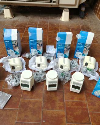 Set 7 Testine Valvole Termostatiche Elettroniche E