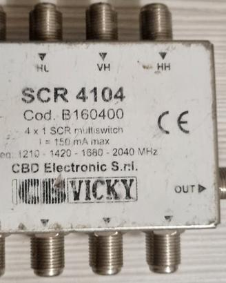 Multiswitch SAT Vicky SCR 4104