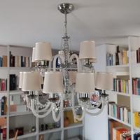 Lampadario moderno e  Swarovski 