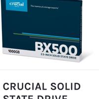 Ssd 1 tb crucial/ nuovo