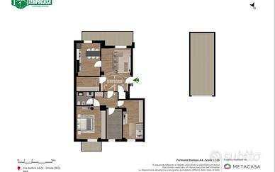 4 LOCALI CON ASCENSORE E GARAGE IN PEDAGNA OVEST!!