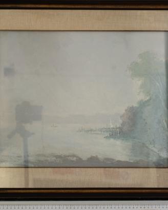 Quadro di Nino Boccato, "Lago di Garda (Il Vo')"