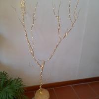 Albero decoro con luci