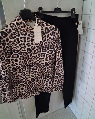 set pantalone e blusa 