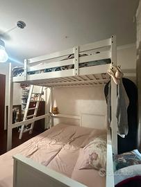 Letto a soppalco matrimoniale Ikea