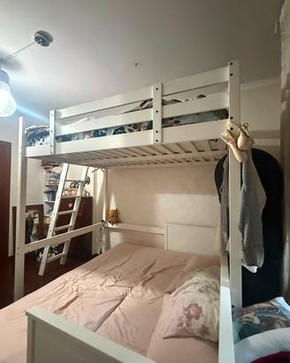 Letto a soppalco matrimoniale Ikea