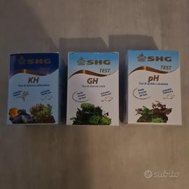 Set Test a goccia Acquario SHG (KH, GH, pH)