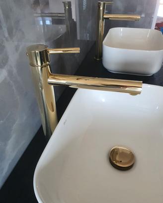 Lavandini + miscelatori oro + top legno – NUOVI