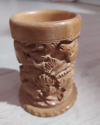 porta penne in legno 