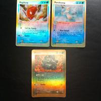 Lotto carte pokemon vintage holo ex dragons