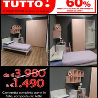 Cameretta singola rosa, (giessegi)