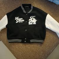 Bomber bianco e nero Terranova 14+