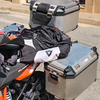 bauletto e due valigie  tris GIVI trekker outback