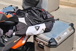 bauletto e due valigie  tris GIVI trekker outback