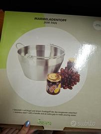 NUOVA Pentola per marmellata in acciaio inox 14 L