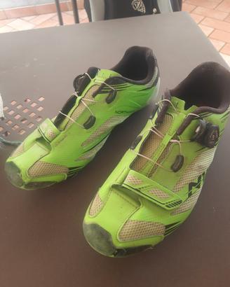 scarpe ciclismo Mtb Northwave 46+attacchi 