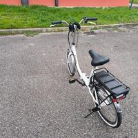 Bici Graziella bianca elettrica 