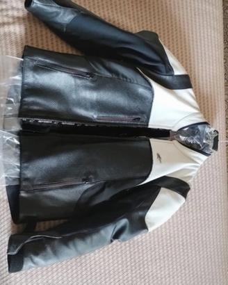 Giacca in pelle da uomo per moto