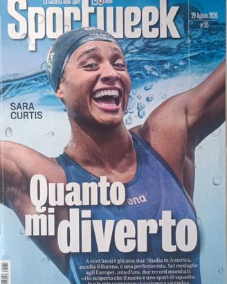 Sportweek 29 08 2026 Sara Curtis Nuoto Gazzetta de