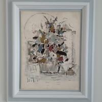 Dipinto olio su tavola A. Danti