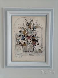 Dipinto olio su tavola A. Danti