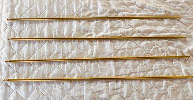 bacchette tenda color oro in acciaio 