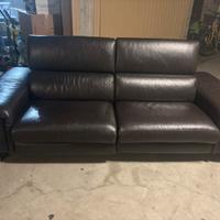 Divano in vera pelle