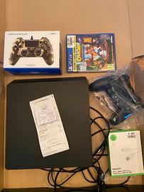 PS4 Slim 500GB + 2 Controller + Crash Bandicoot