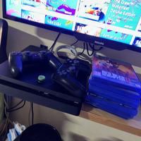 Playstation 4 Slim 500 gb + 2 joypad + 7 giochi