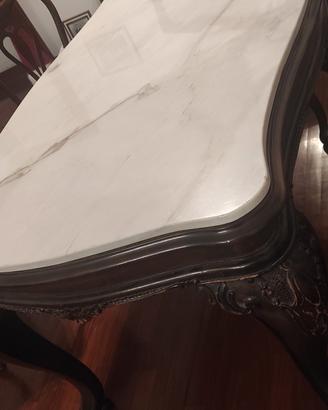 tavolo anni 50 stile chippendale 
